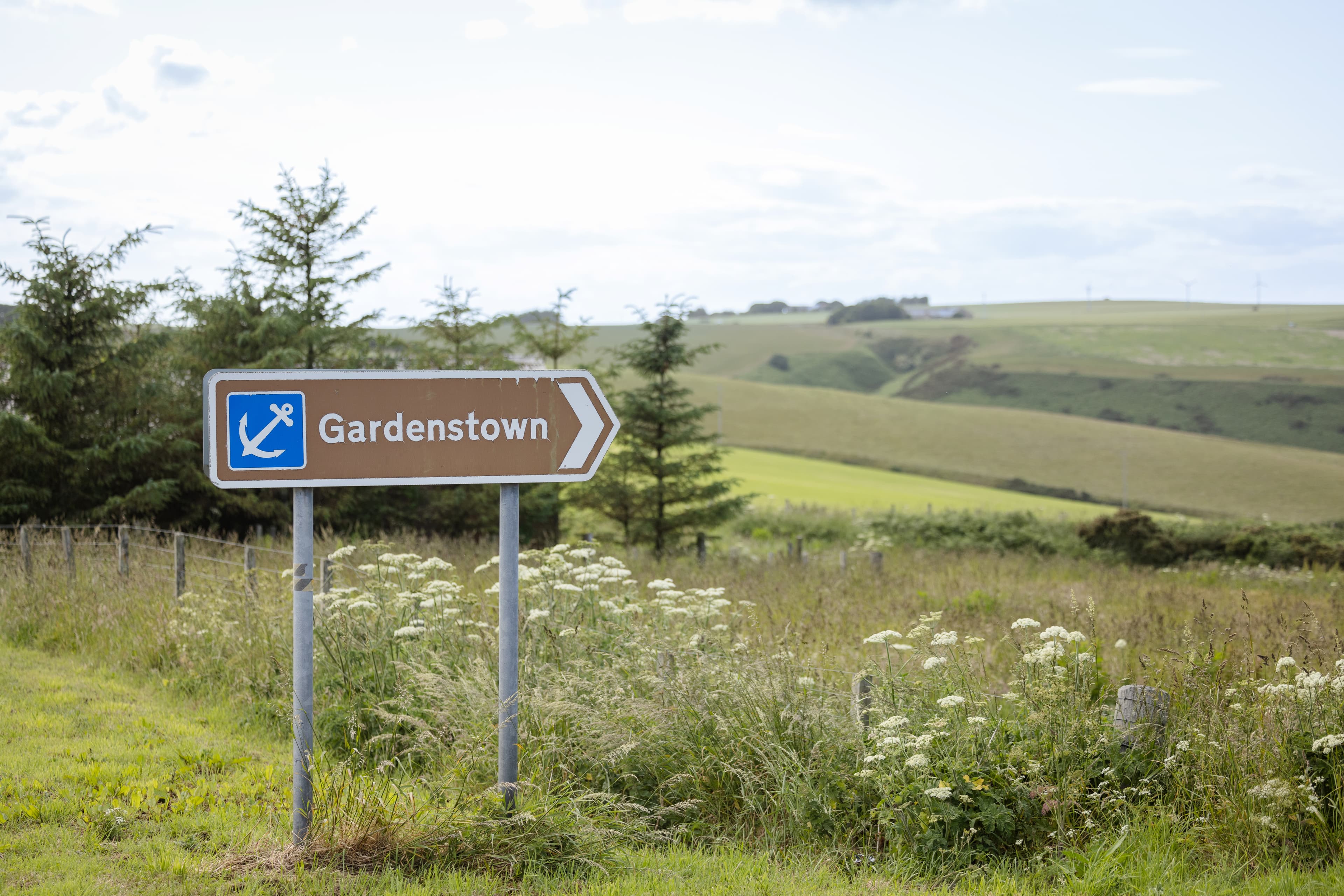 Coastal scenery near Gardenstown