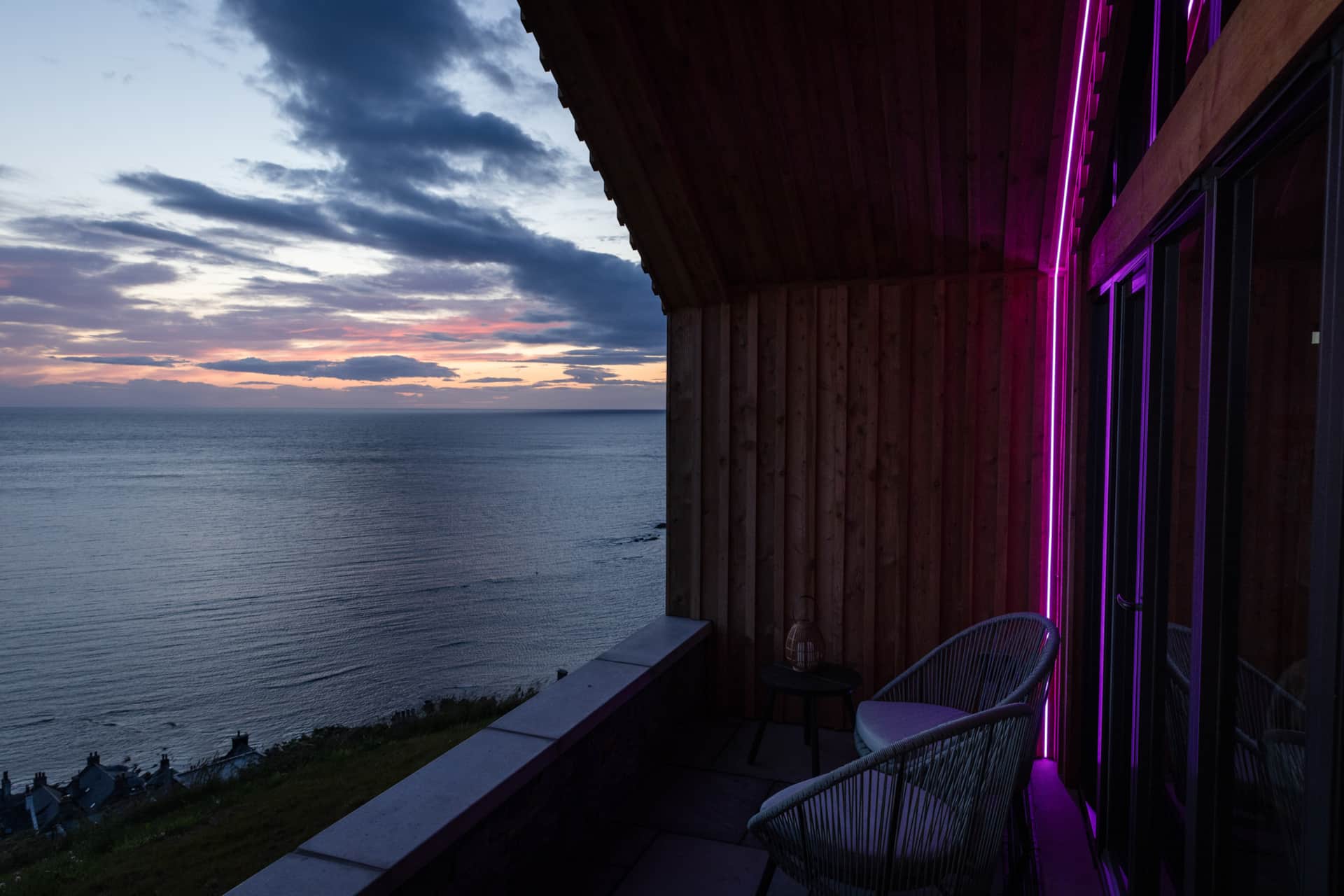 Sunset from the balcony
