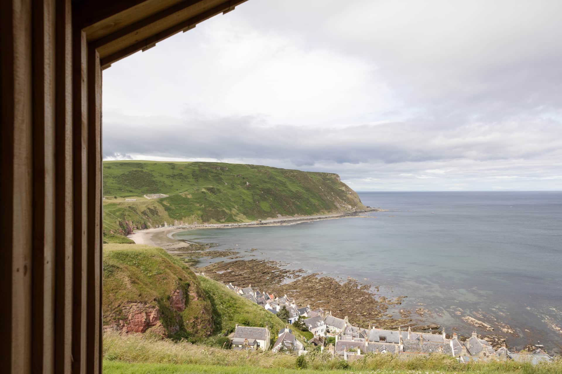 Gardenstown and the bay from Muckle View