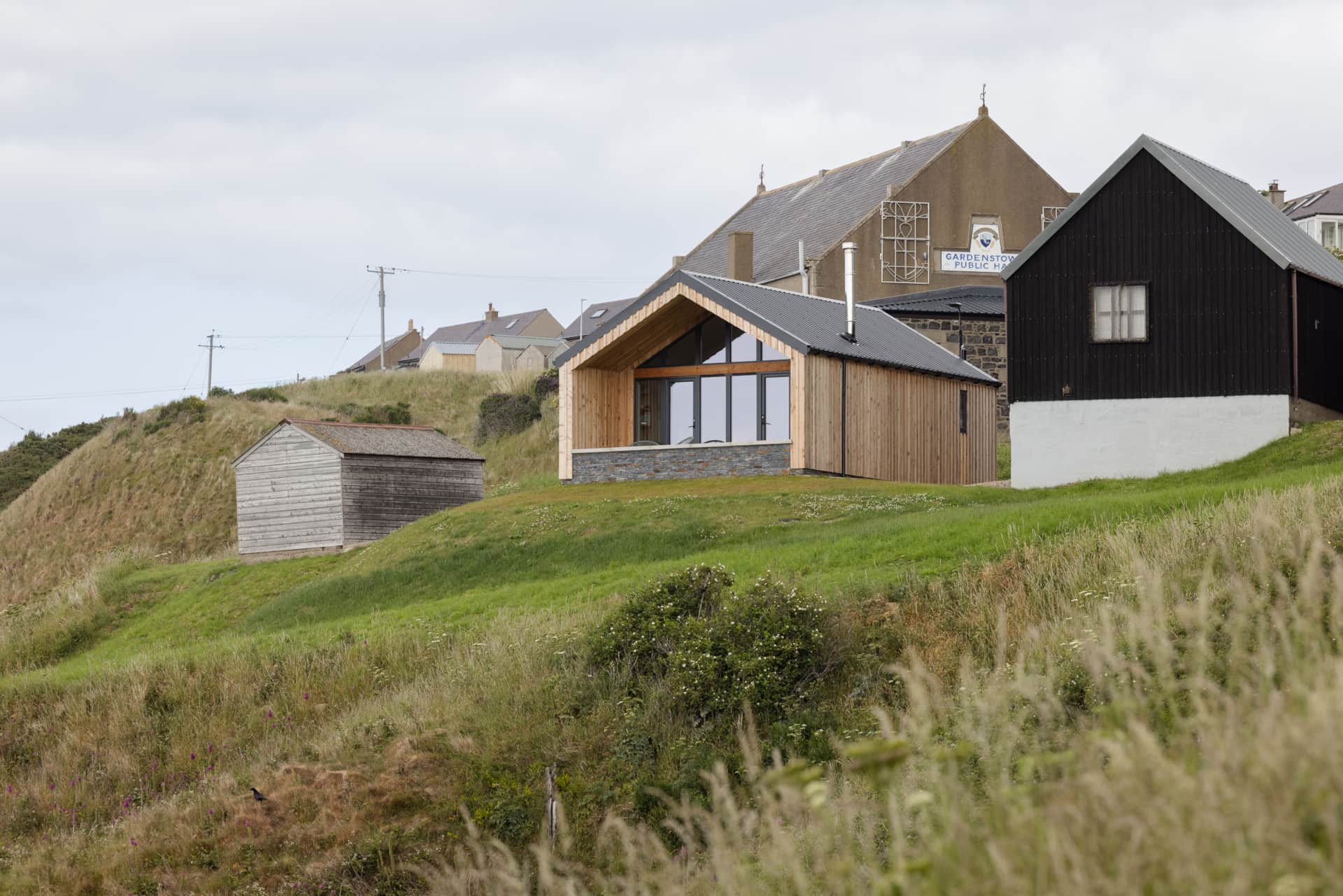 Muckle View among the village rooftops