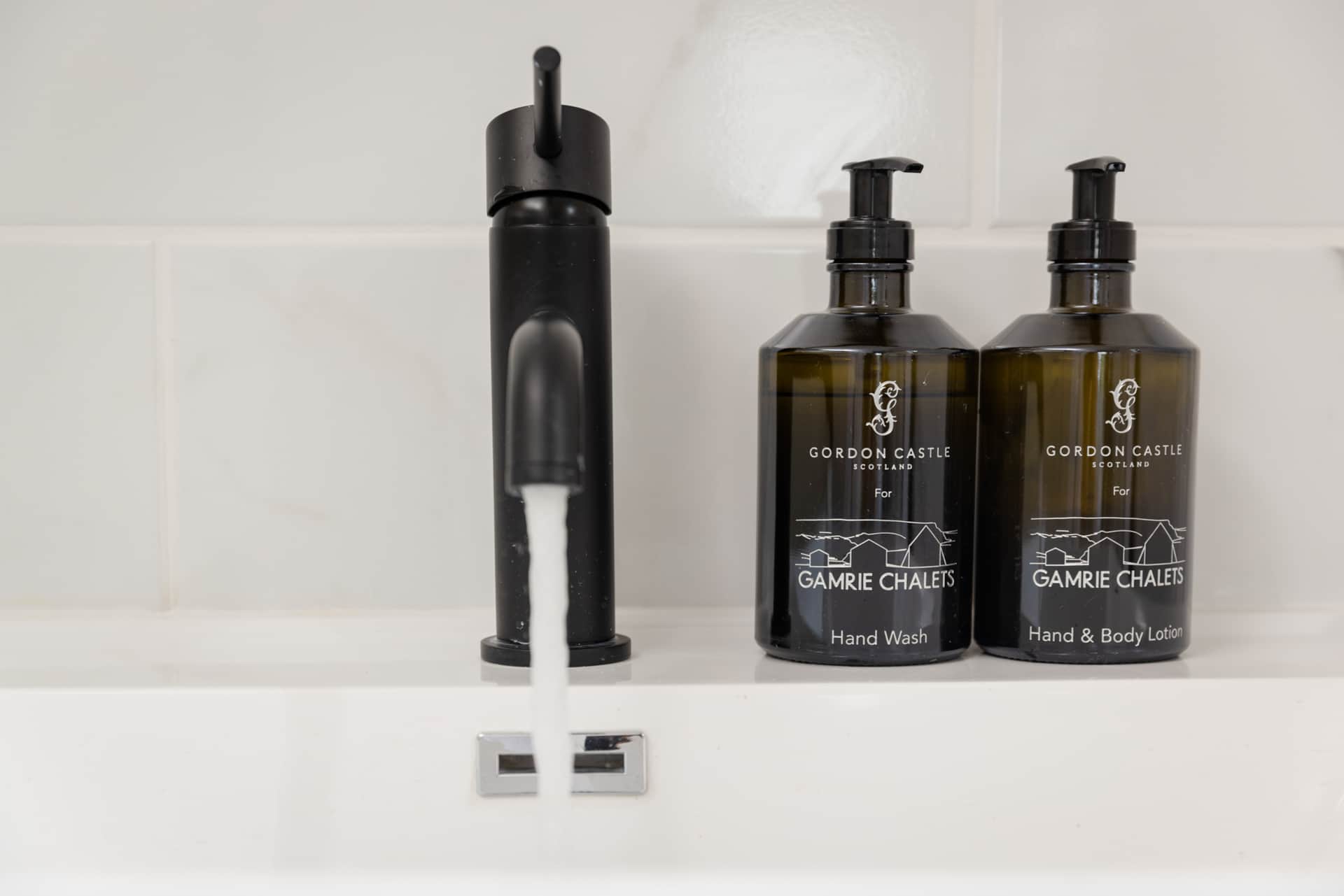 Bathroom toiletries detail