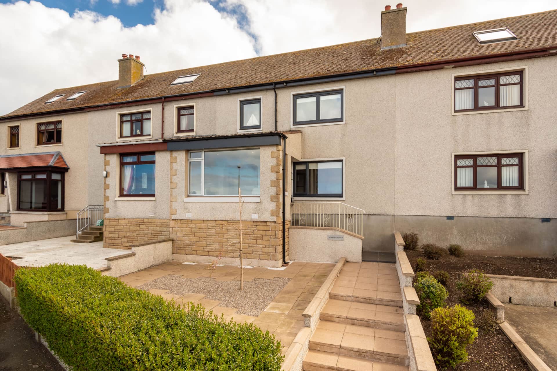 Murray Cottage exterior on the terraced street