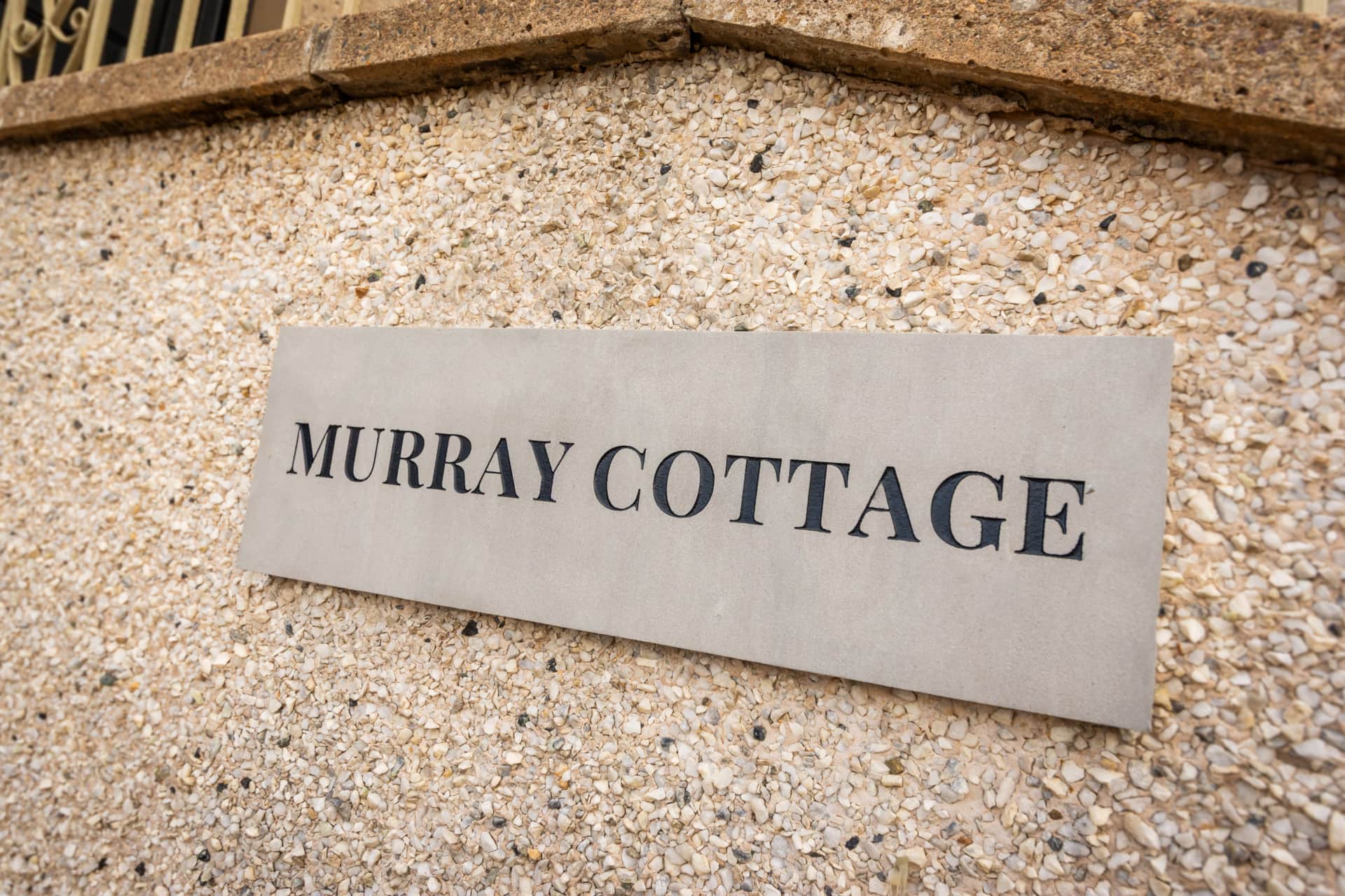 The Murray Cottage nameplate